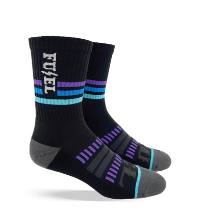 Socks - High Voltage - DUES/PAID - Fuel - Fuel Clothing Company