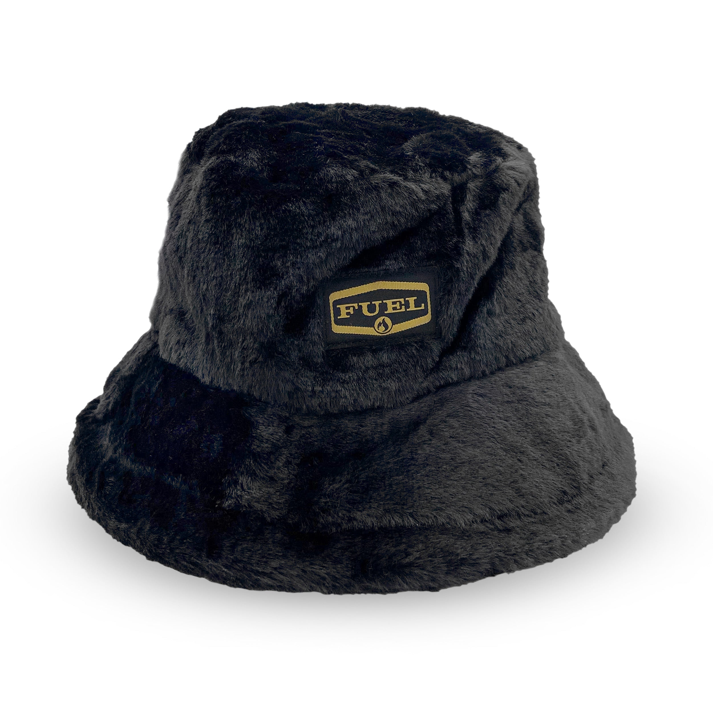 Hat - Black fabric bucket hat
