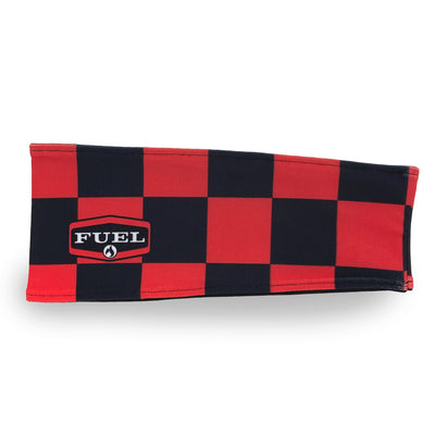 none - Headband - Checkered Red - Fuel - Fuel Clothing Company