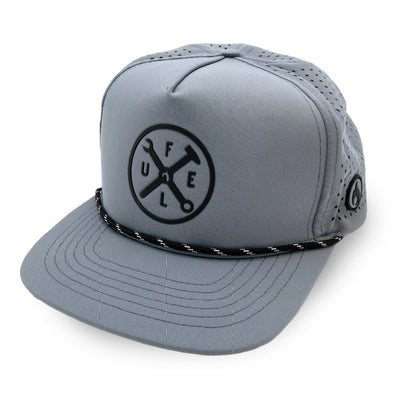 Hats - Iron Cross Premium Lasercut Hat - Steel Gray - Fuel - Fuel Clothing Company
