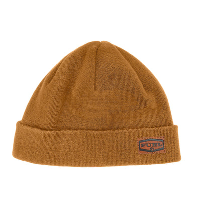 Hats - Pit Crew Beanie - Camel - Fuel - Fuel Clothing Company
