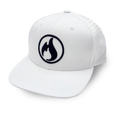 Hats - Laser Icon Hat - White - Fuel - Fuel Clothing Company